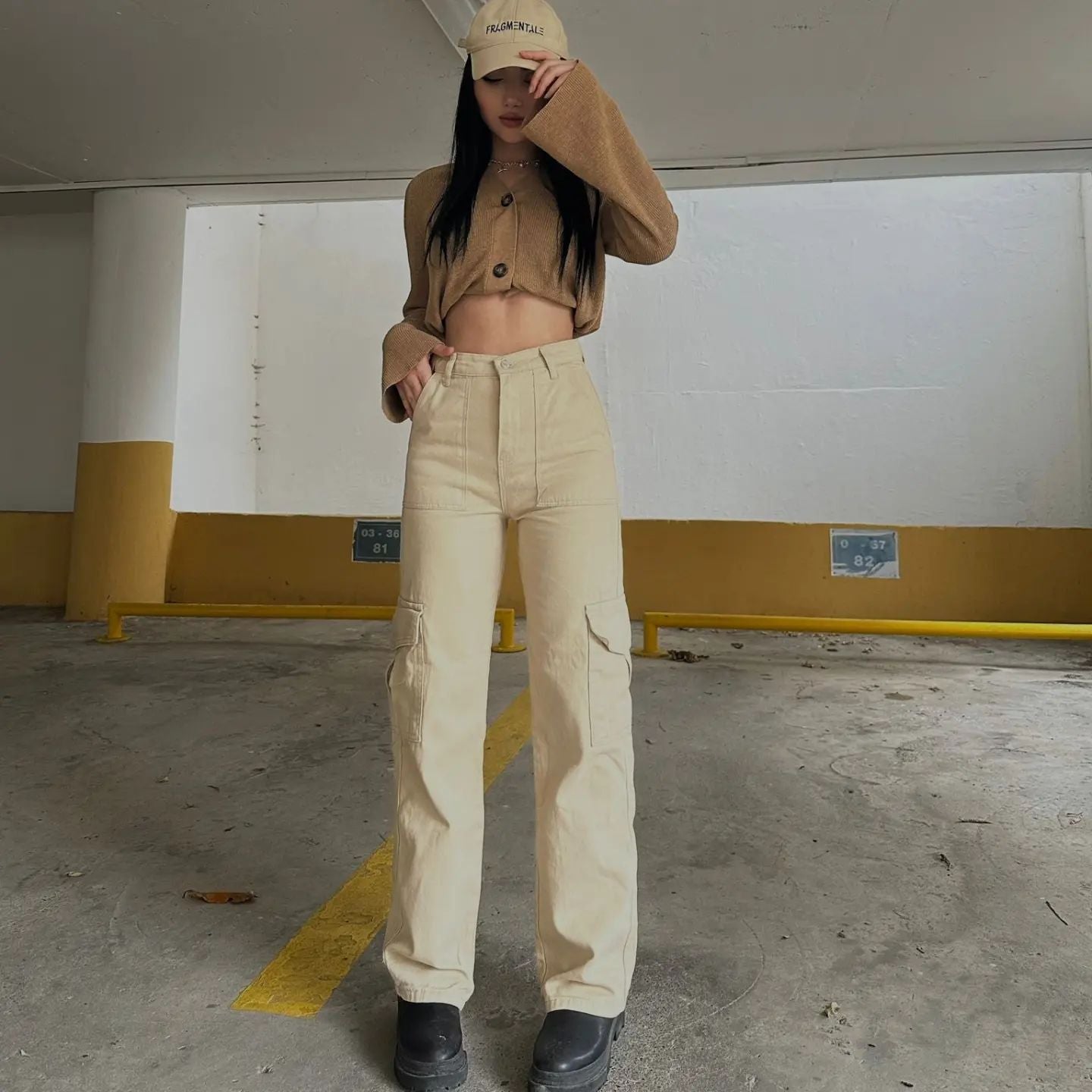 KARGO WIDE LEG JEANS 4263