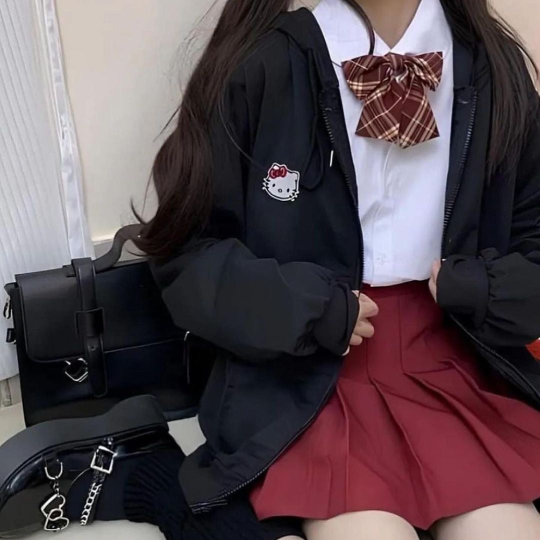 جاكيت هيلوكتي أسود مبطن