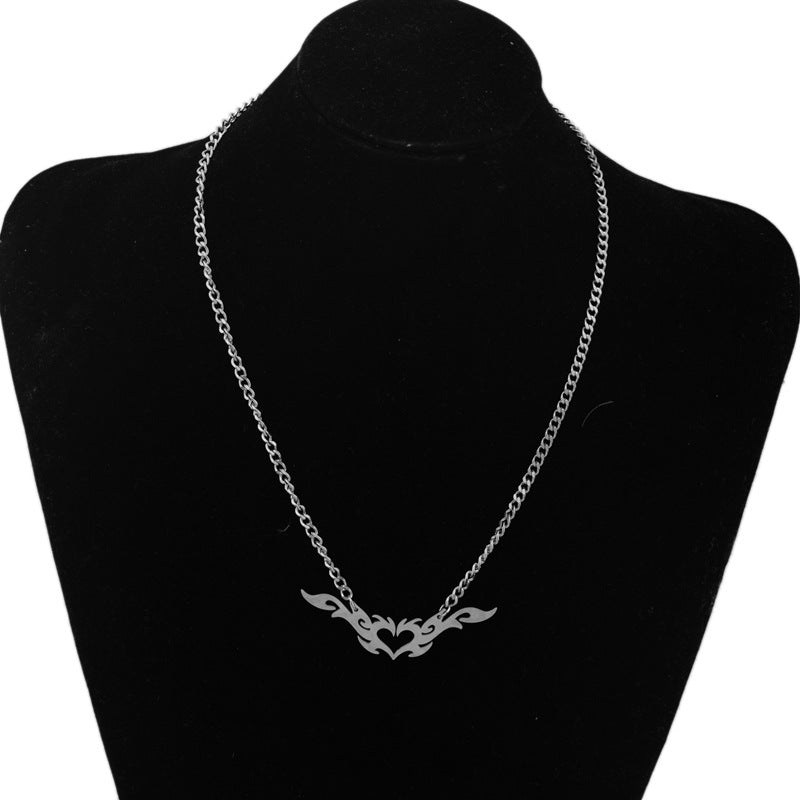 Stainless Steel heart Necklace N12