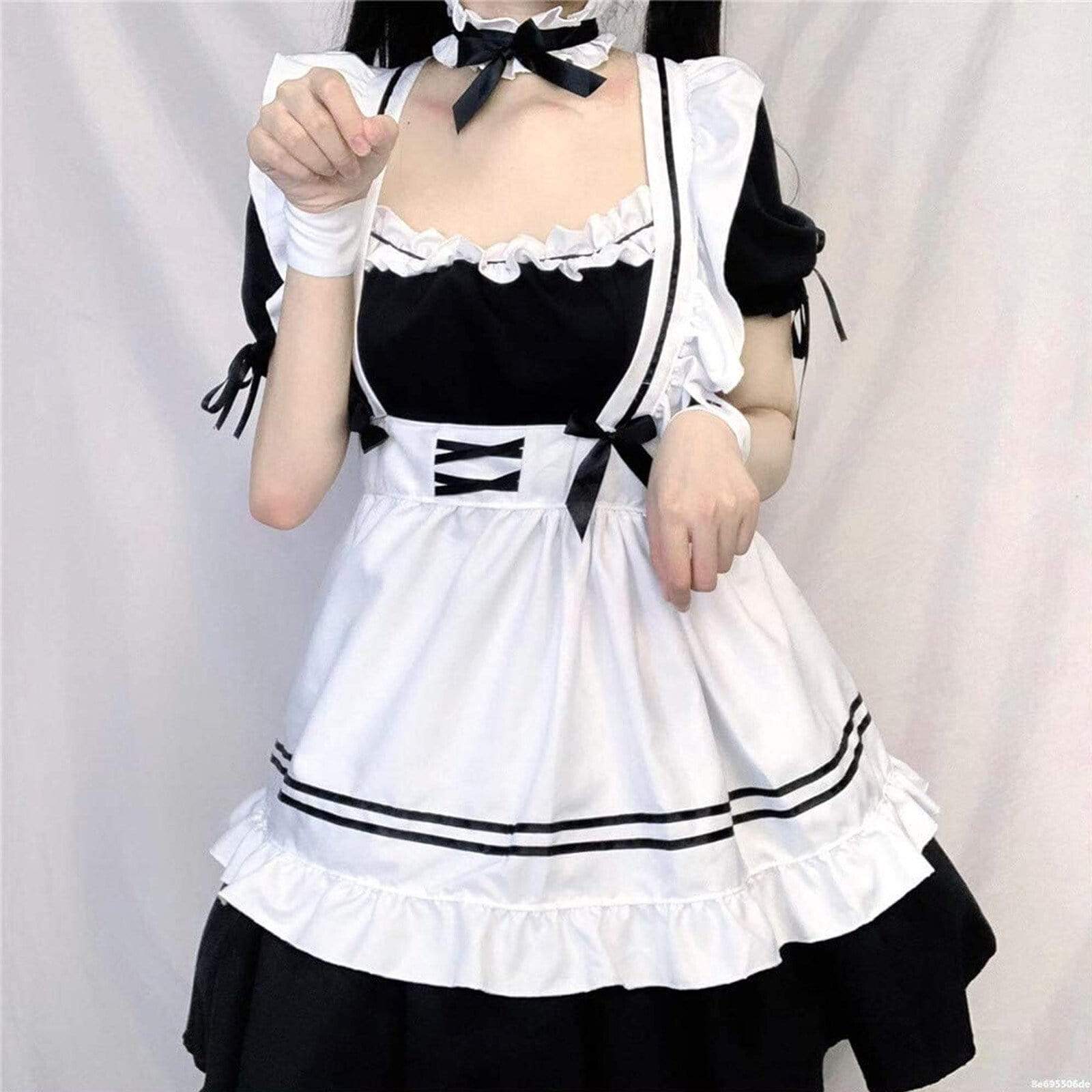 Maid Cosplay Japanese Outfit Dress - مـوها ستـور