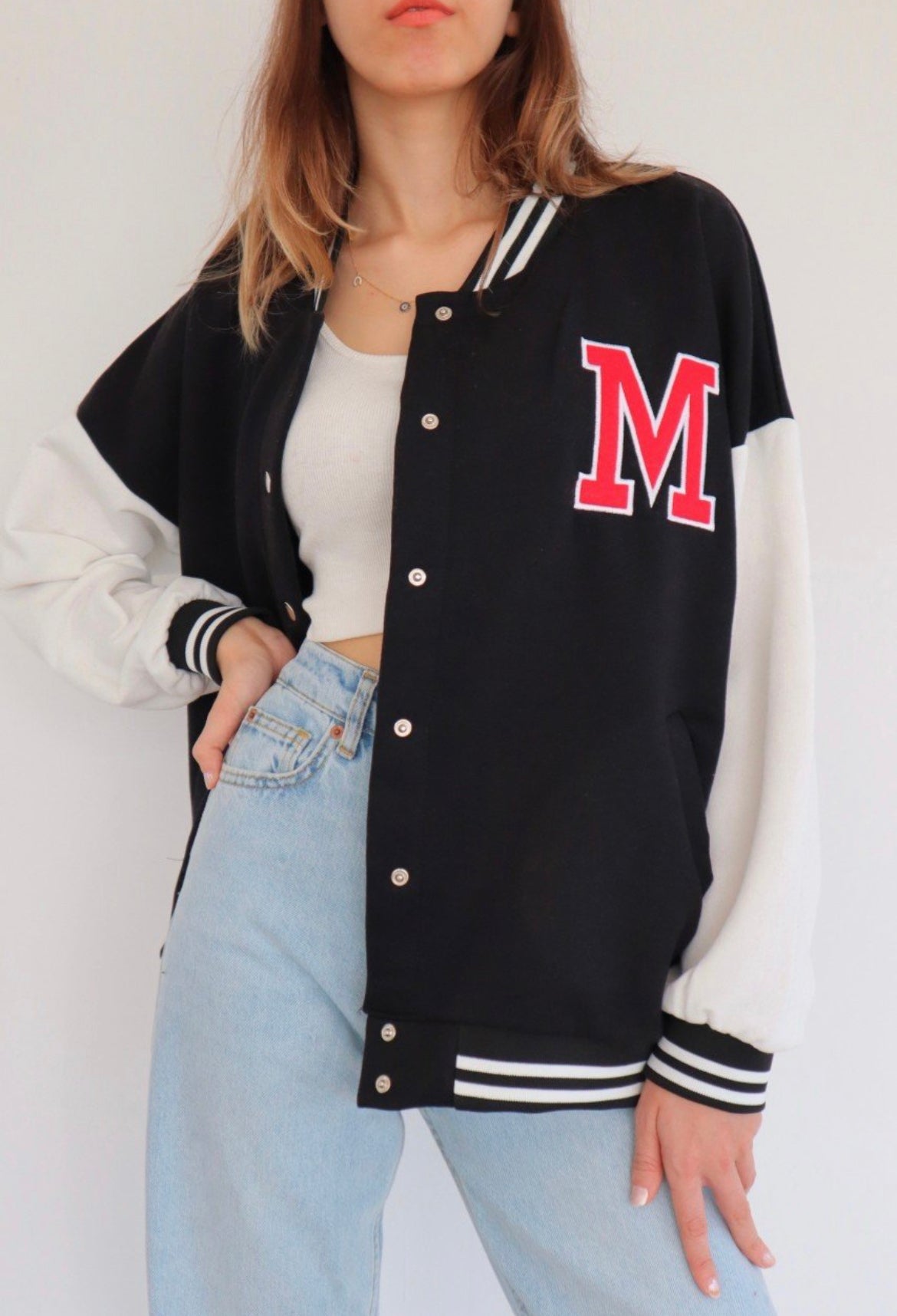 Red M College Jacket