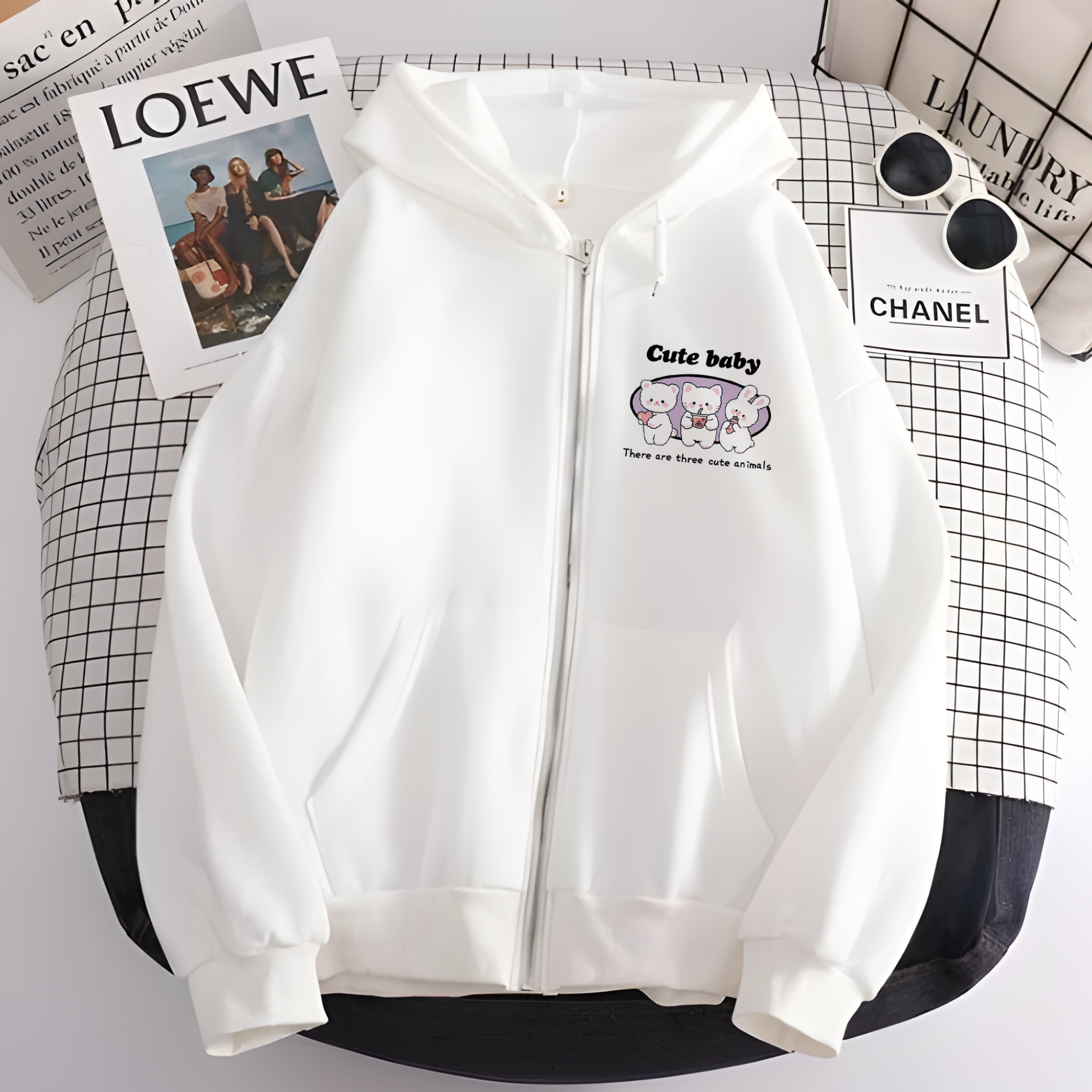 هودي كيوت بيبي بسحاب