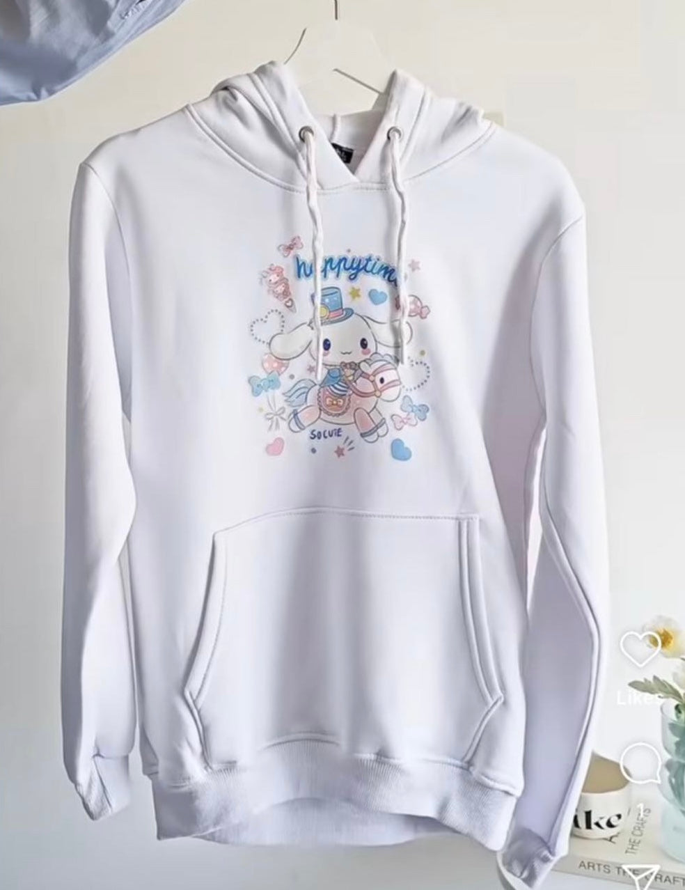 هودي سينمارول أبيض