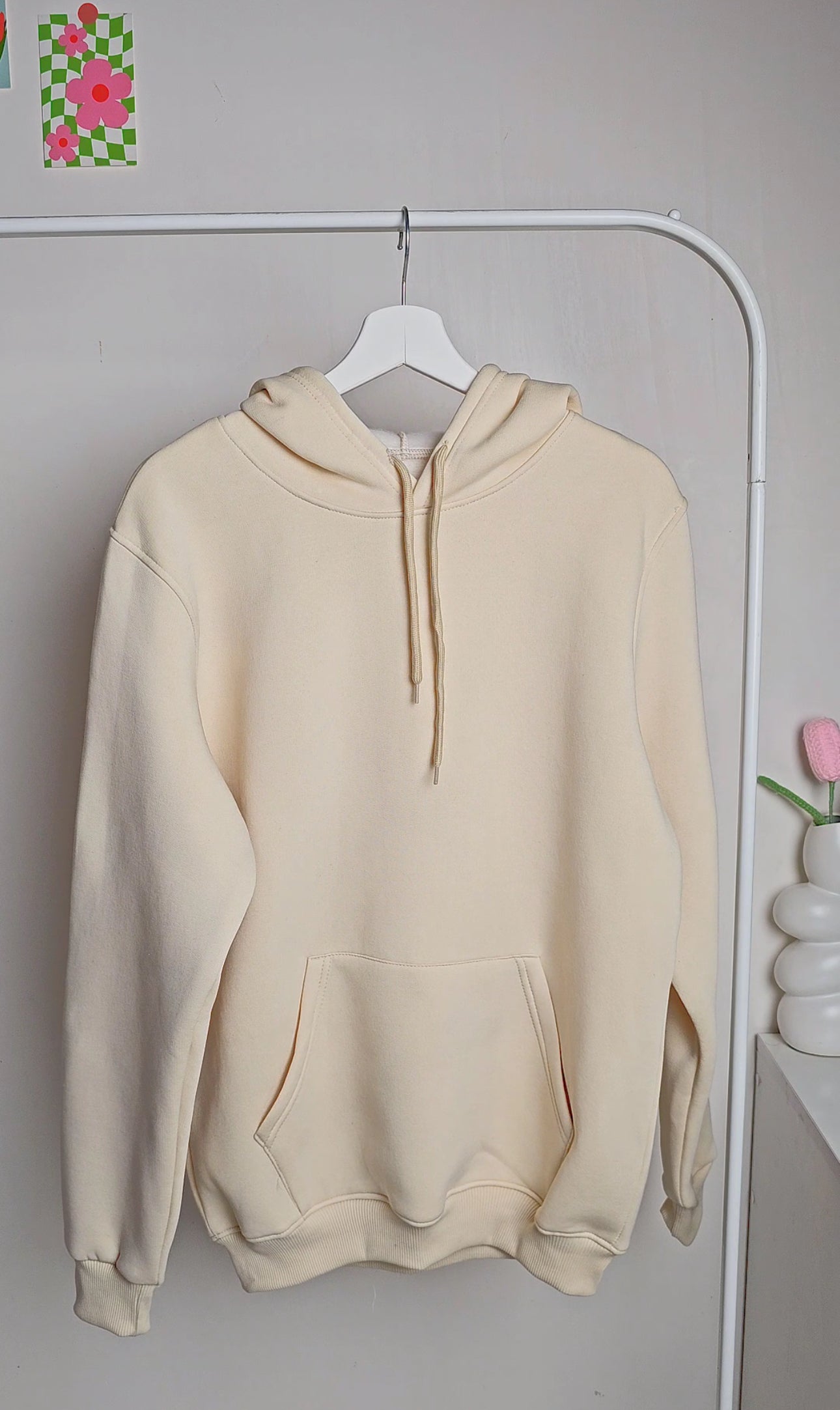 هودي سادة بيجي اوڤر سايز