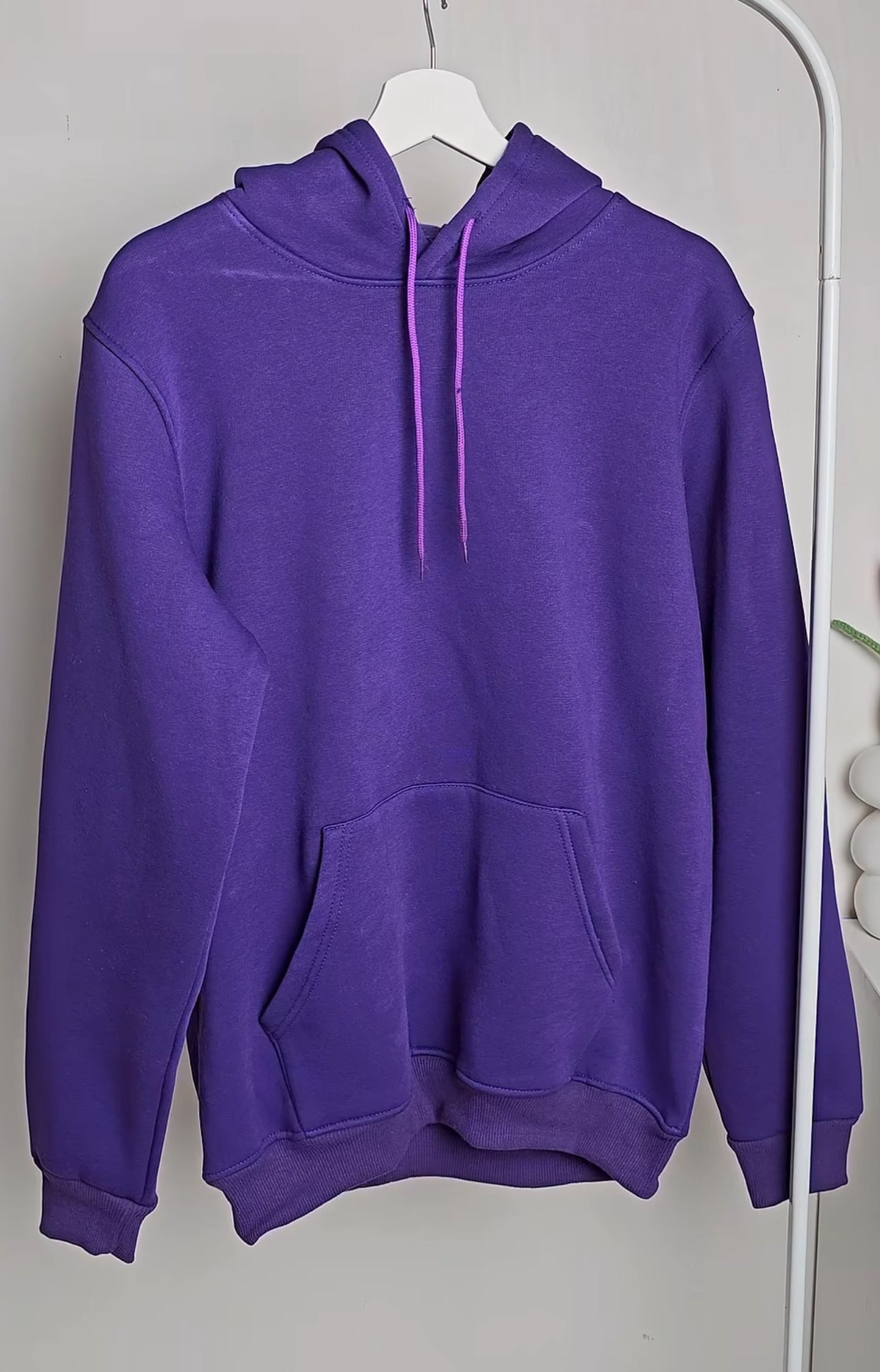 هودي بنفسجي اوفر سايز