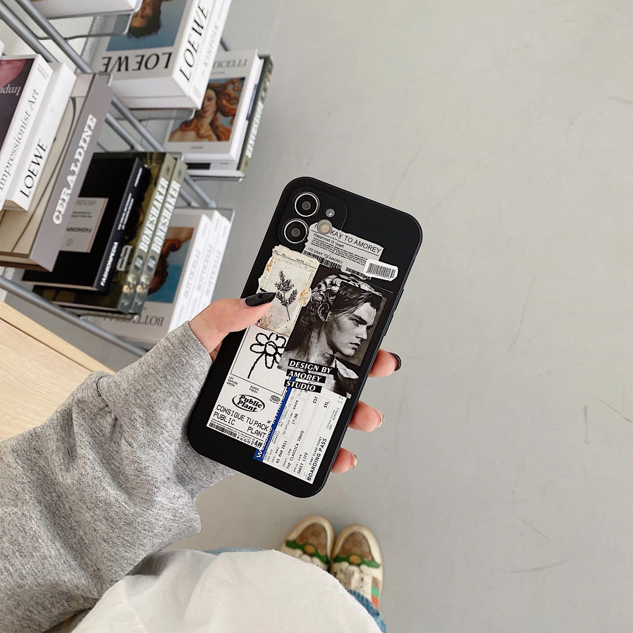 Art Abstract Geometry Phone Case For iPhone - مـوها ستـور