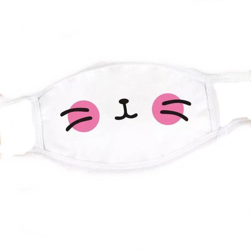 Cute White mask face - مـوها ستـور