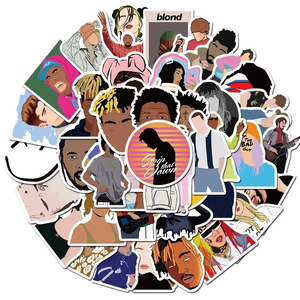 famous Rapper 50 Piece Stickers - مـوها ستـور