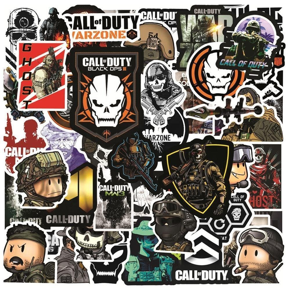 50Pcs Call Of Duty Classical Game Sticker - مـوها ستـور