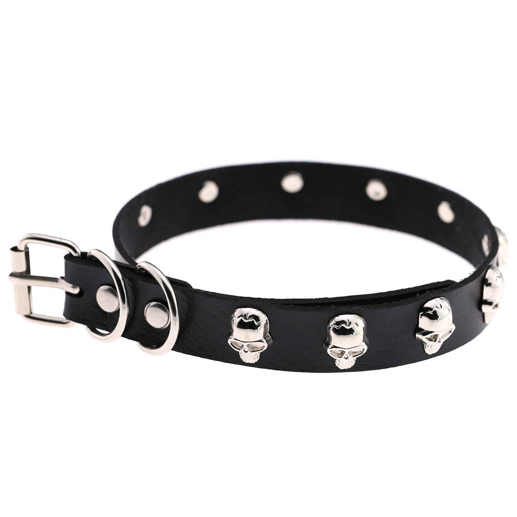 skull collar neck chain - مـوها ستـور