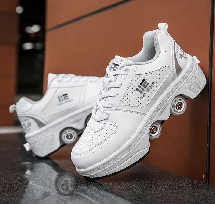 skate shoes with 4 wheels - مـوها ستـور